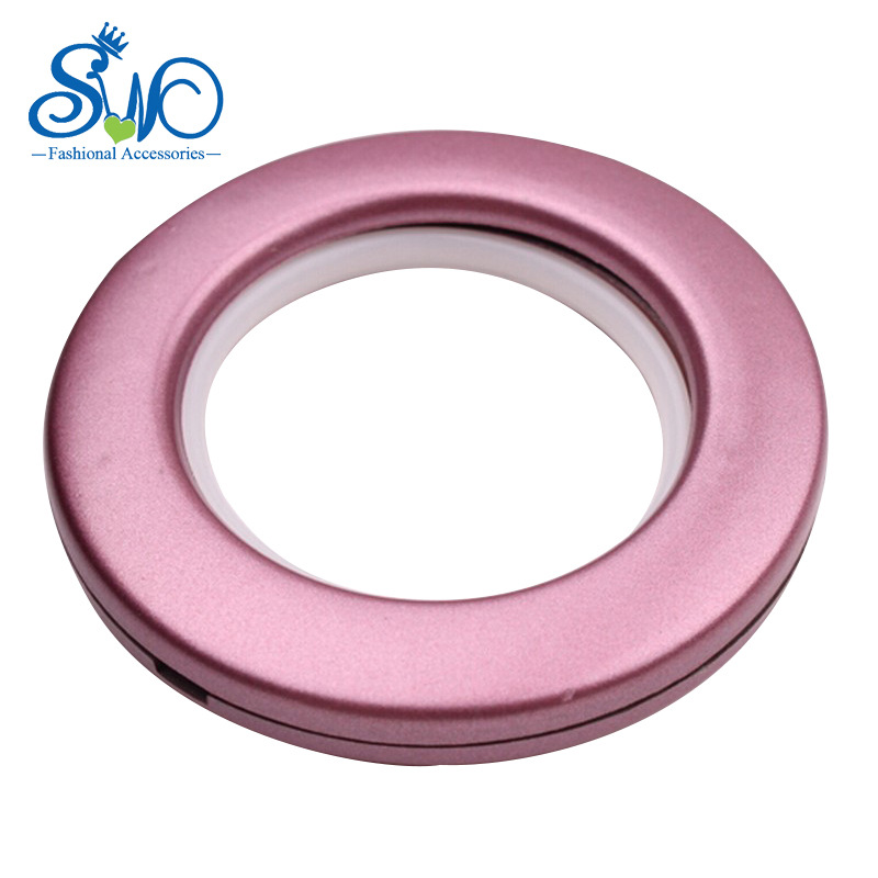 窗帘挂环窗帘环 厂家批发圆形光面消音罗马环 【厂家直销】钮扣塑