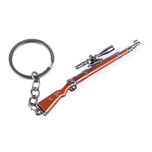 Manufacturer + direct sales chicken series keychain personalized new creative gift 98K three-level bag pan keychain