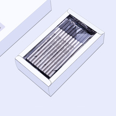 希爾0.5mm0.7mm金屬中性筆芯常規規格黑色水芯