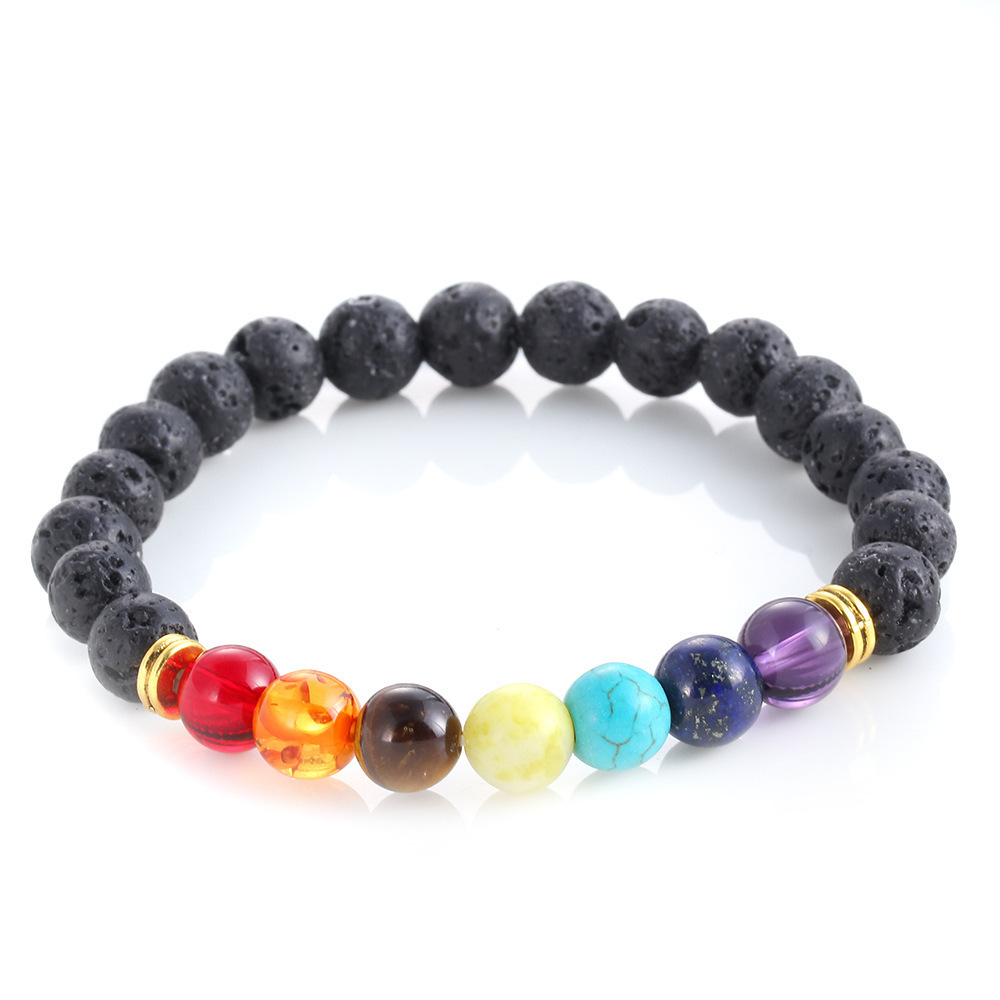 Natural Stone Lava Bead Bracelet