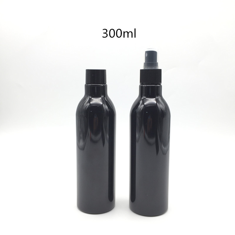 Black plastic shampoo