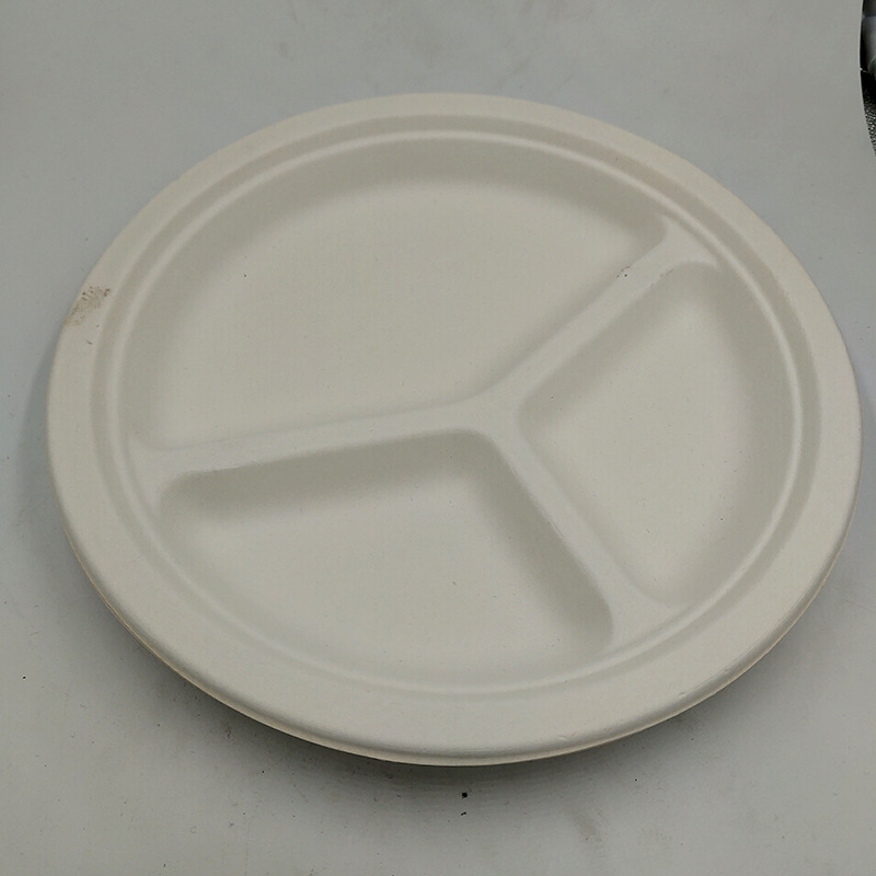 一次性纸桨环保可降解餐具餐盒 纸碗带盖 外卖打包盒定制批发|ms