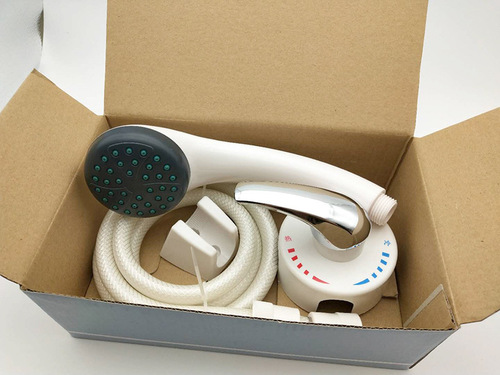 Direct power supply water heater use shower hand shower set Wall-mounted water mixing valve accessory package