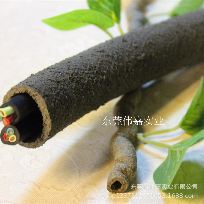 仿真树藤管 内径25MM 树藤电缆穿线管PVC仿藤护套管 伟嘉优势供货|ms