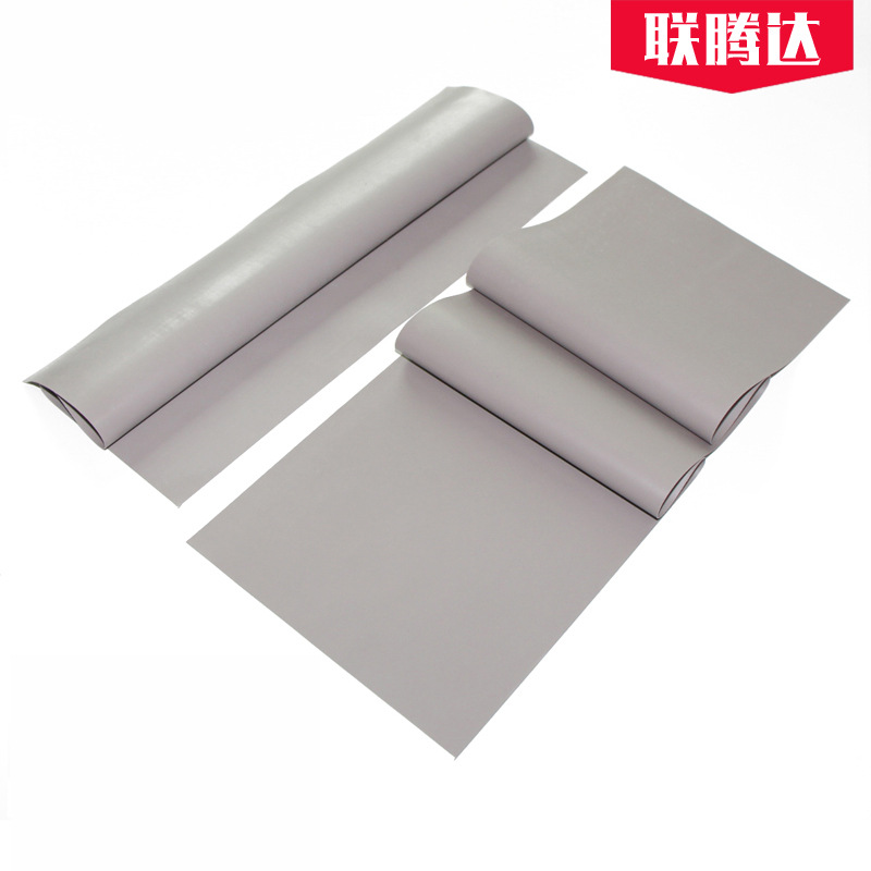 MOS管散热绝缘垫片0.3mm导热矽胶垫片电子导热矽胶布卷料生产