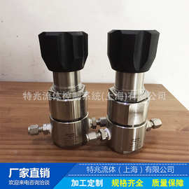 高压钢瓶减压阀 不锈钢减压器 高压气体调压器 35MPA 25MPA活塞式