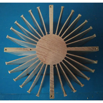厂家直销直径160大太阳花散热器铝型材可定制深加工