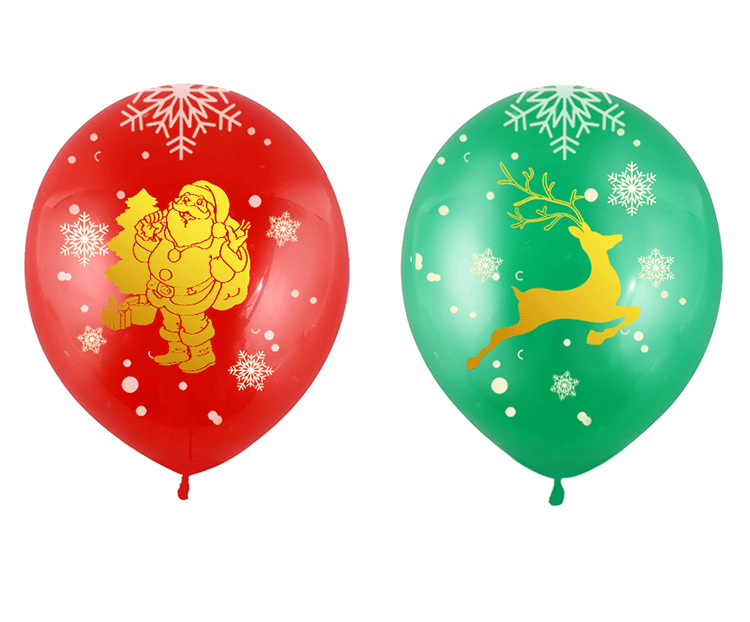 New Santa Aluminum Film Balloon Christmas Supplies Atmosphere Layout Holiday Balloon Set display picture 7