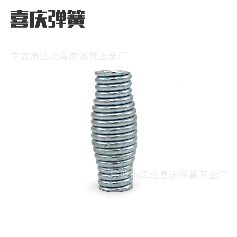 316不锈钢压簧锥形白色异形弹簧中鼓簧规格齐全加工定制免费拿样