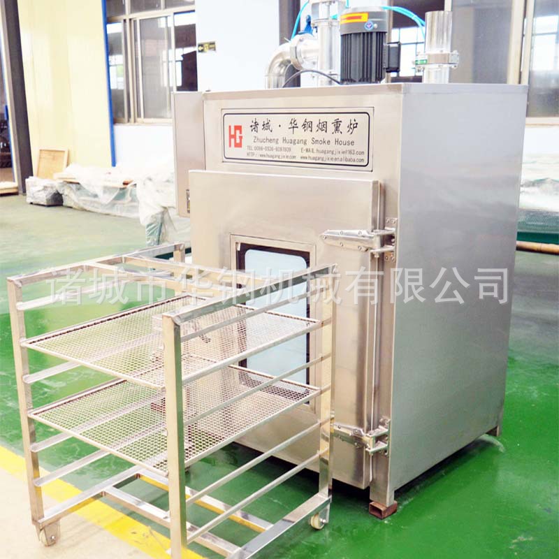 批发培根烟熏炉 全自动烤肠香肠烟熏炉 小型烘干炉品牌保证