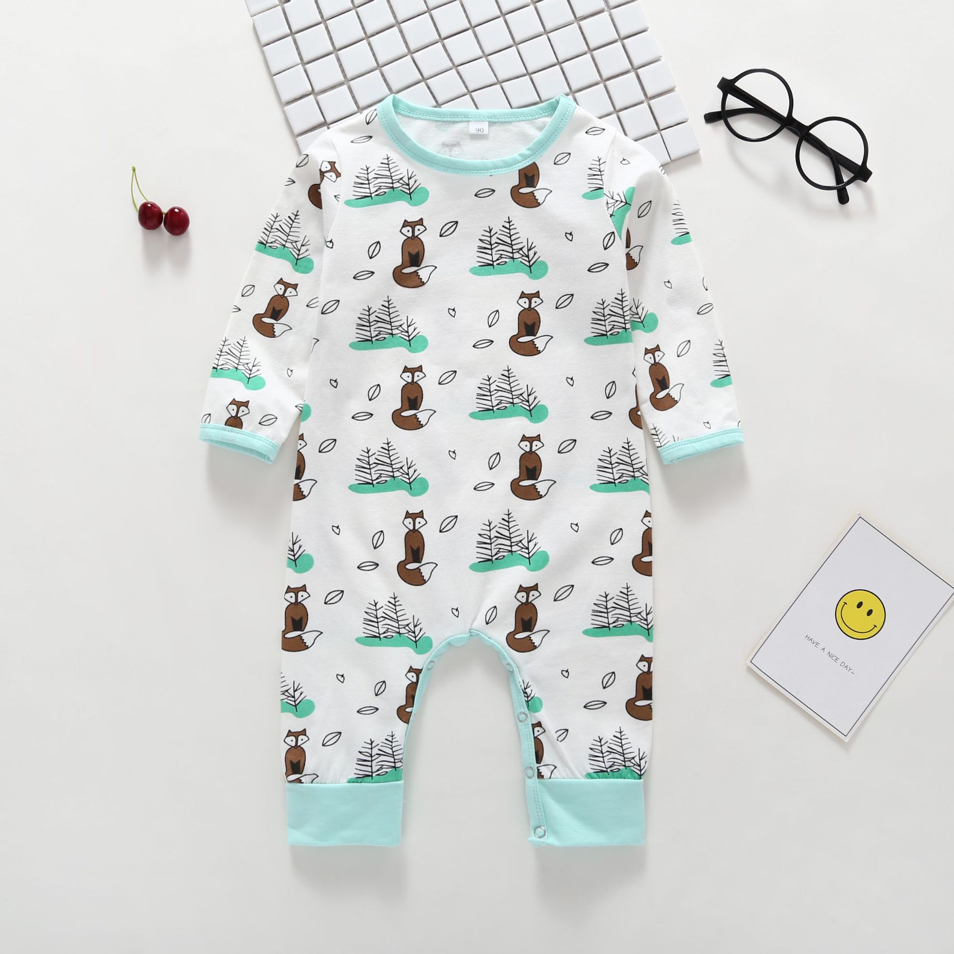 2020 Children's Clothing Baby Long-sleeved Jumpsuit Baby Spring And Autumn Romper display picture 2