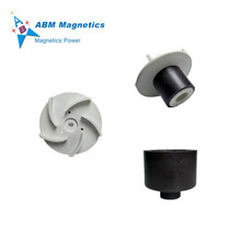 磁铁厂家直销 水泵磁转子组件 物美价廉圆形注塑铁氧体水泵磁铁