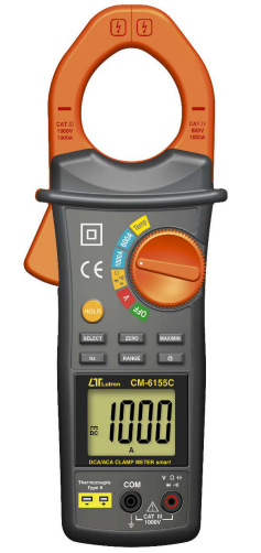 中国Lutron台湾路昌 ACA/DCA钳形表 CM-6155C