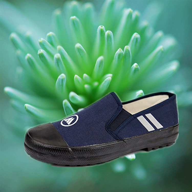 Продажи Заключенные Обувь Низкий верх Холст Рабочая обувь Легкая резиновая подошва