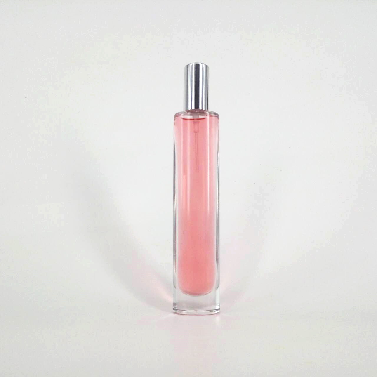 长直圆香水瓶厂家批发电化铝盖子喷雾瓶香水玻璃瓶晶瓶喷头