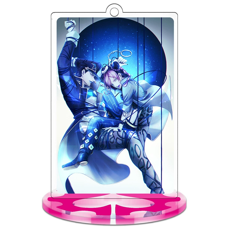 Пиктограмма JOJO's Wonderful Adventure Golden Wind Surrounding Q-version Acrylic Humanoid Small Stand Card Keychain Pendant Ornament