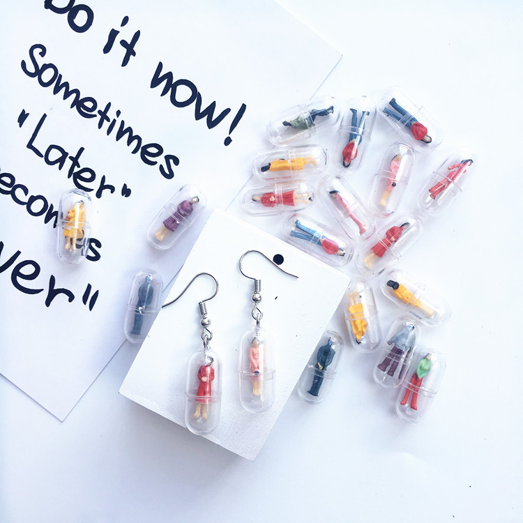 1 Pair Quantity Weekend, Family Gathering Occasion Plastic Material Geometric Pattern 1 Pair Retro Geometric Plastic Drop Earrings