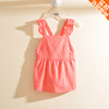 Summer children's cotton slip dress, with embroidery