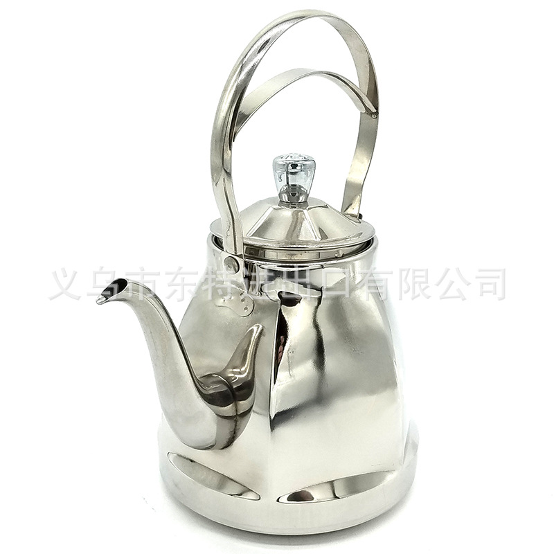 厂家直销不锈钢水壶1.5L茶壶咖啡壶冷水壶酒店餐厅创意六角壶详情图13