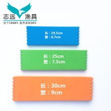 鱼线绕线板 泡沫缠线板 子线仕挂板 方形夹线子线板