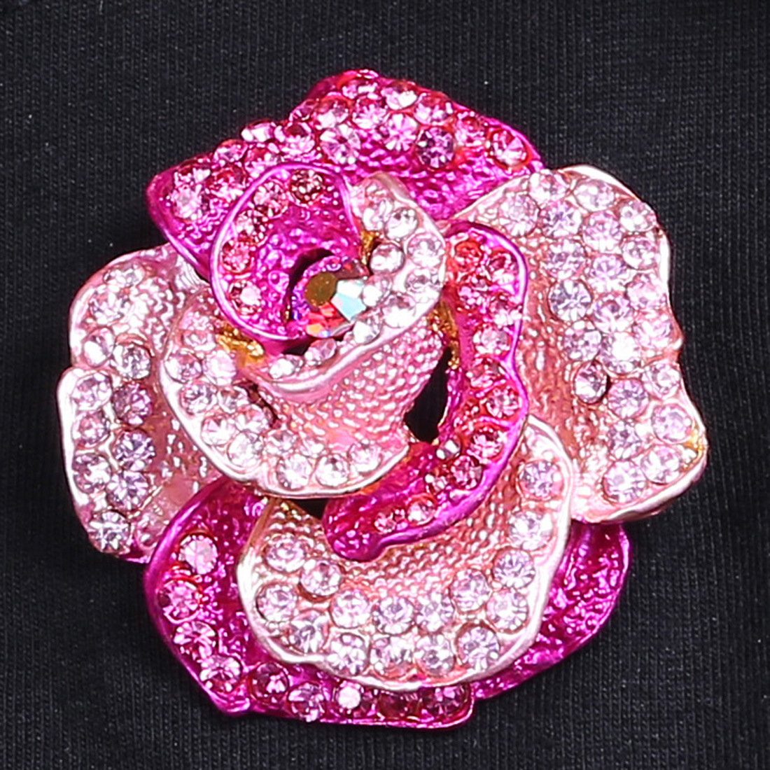 Elegant Flower Alloy Inlay Rhinestones Women's Brooches display picture 2