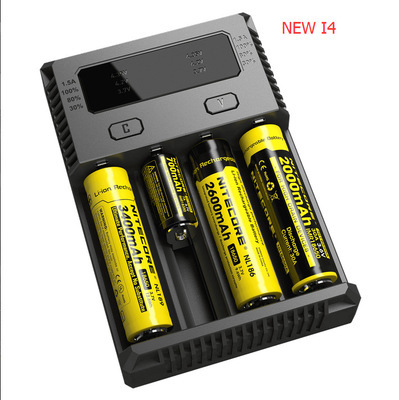 NiteCore/奈特科尔 NEW I4 18650 4槽智能镍氢/锂离子电池充电器