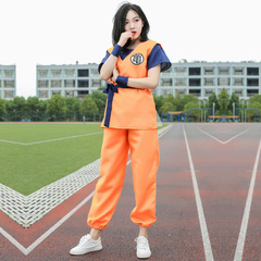 Dragon Ball Cosplay Goku Costume Turtle Hermit Training Suit Gohan Cosplay Costume Performance Suit With "Wu" and "Turtle" Characters