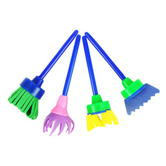 Sponge seal brush children's painting sponge brush art paint brush sponge seal brush creative painting sweep graffiti brush
