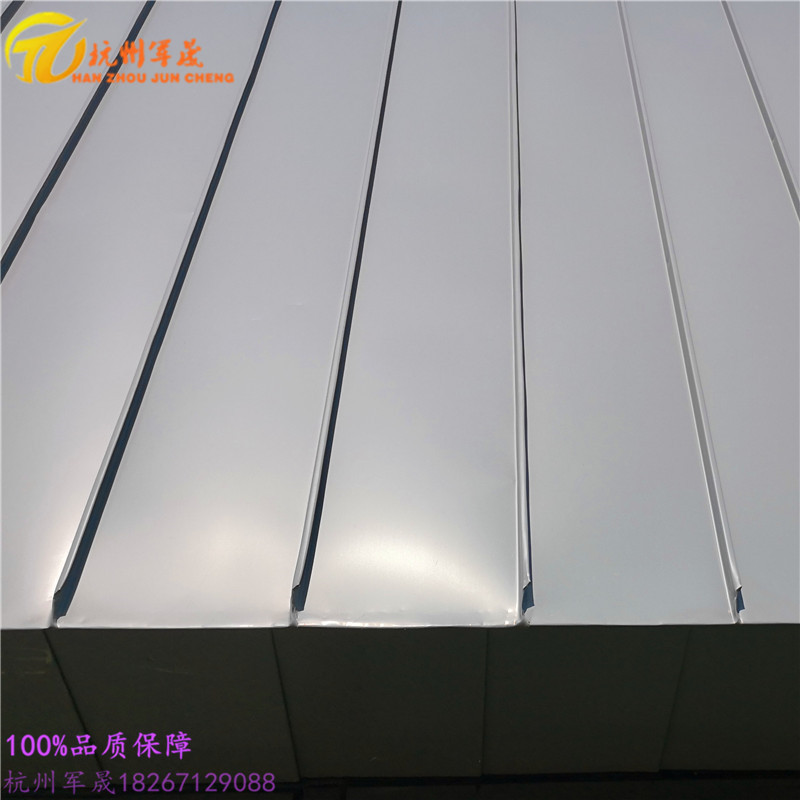 厂家直销 0.7mm 25-430型别墅住宅 铝镁锰板 矮立边金属屋面板