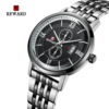 Swiss watch, calendar, men's watch, quartz waterproof steel belt