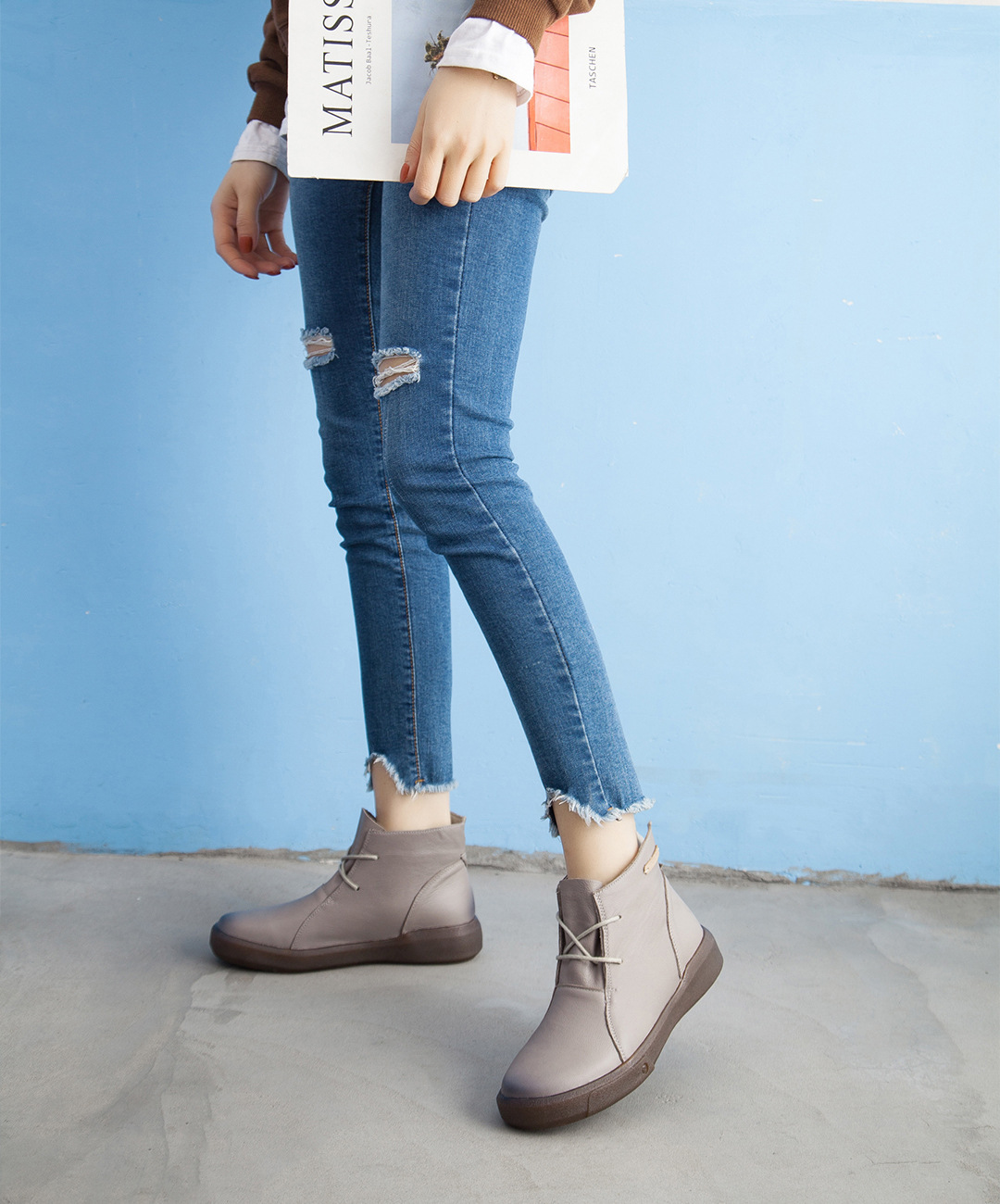 Bottes femme en En cuir - Ref 3355207 Image 21