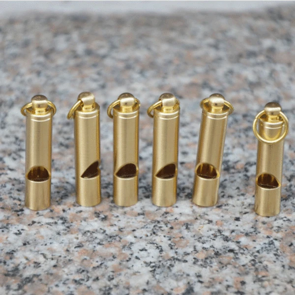 Vintage Copper whistle brass whistle EDC life-saving whistle survival whistle copper whistle outdoor life-saving whistle