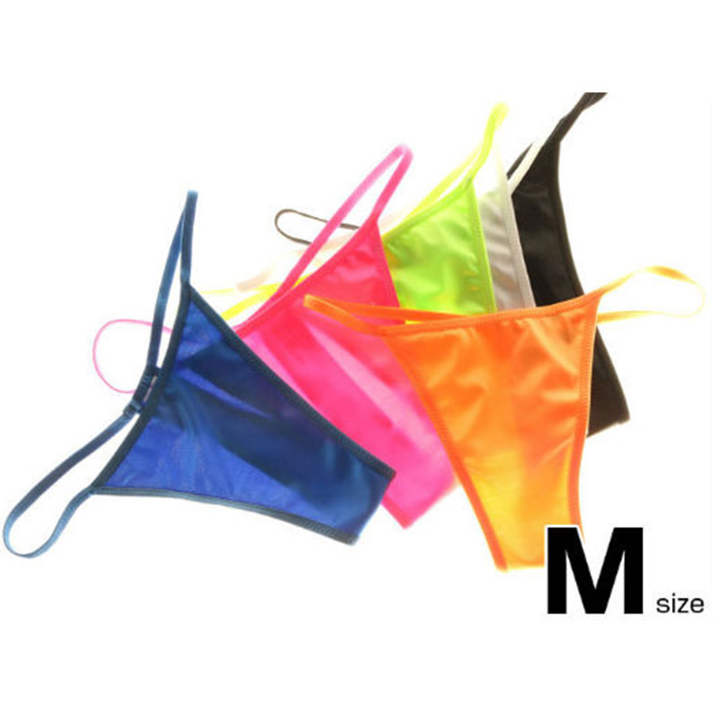PYONGRAINS new men's thong low waist sexy thin nylon single thong underwear manufacturers wholesale and retail