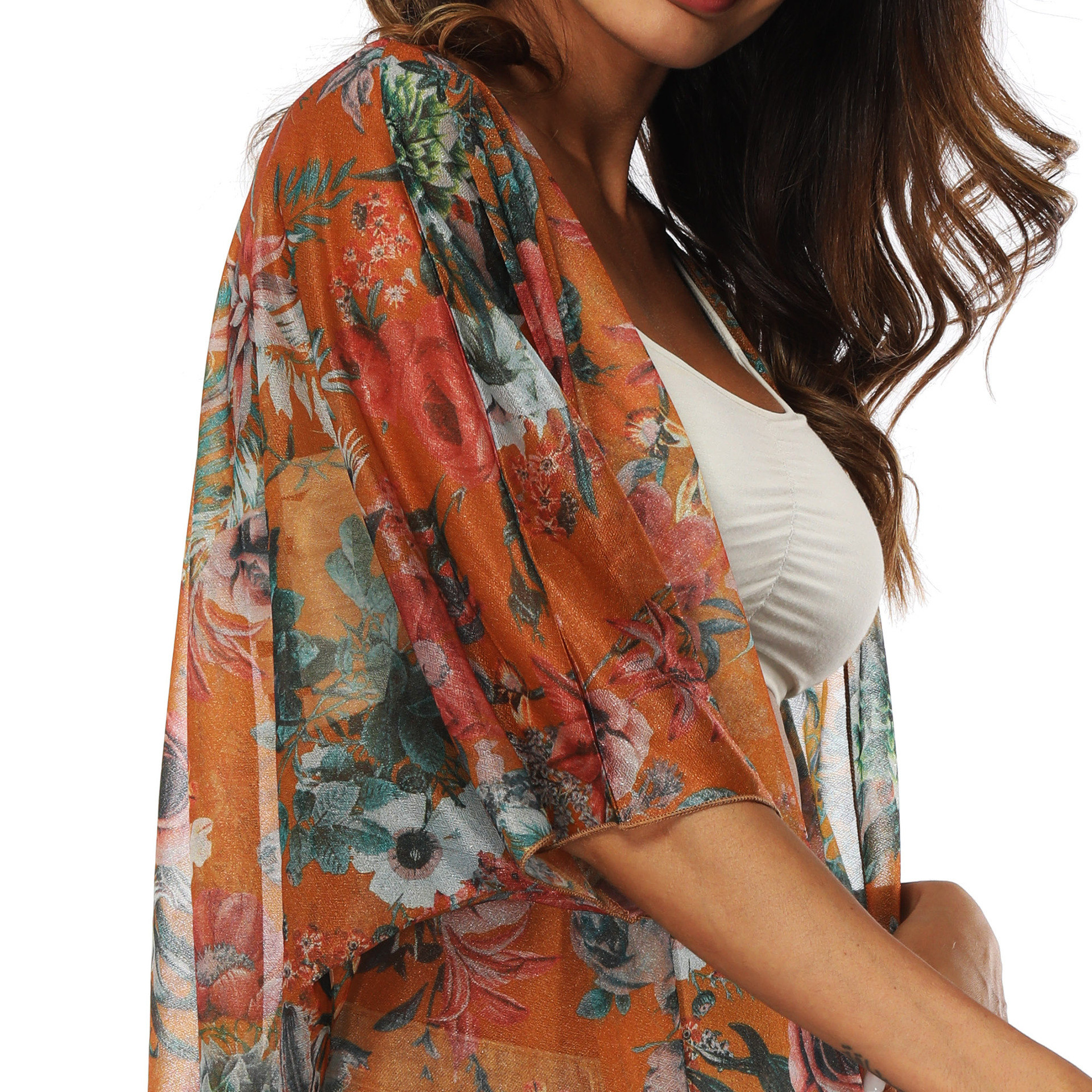 new floral pattern loose casual top NSOY46068