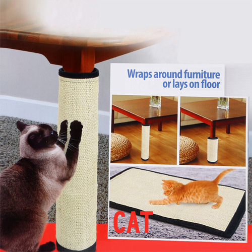 Manufacturer sisal cat scratching pad table leg protection sisal pad leg protection cat scratching board protection furniture cat toys wholesale