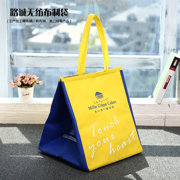 现货手提饭盒袋牛津布铝箔保鲜袋 冰包野餐保冷保鲜包定制批发