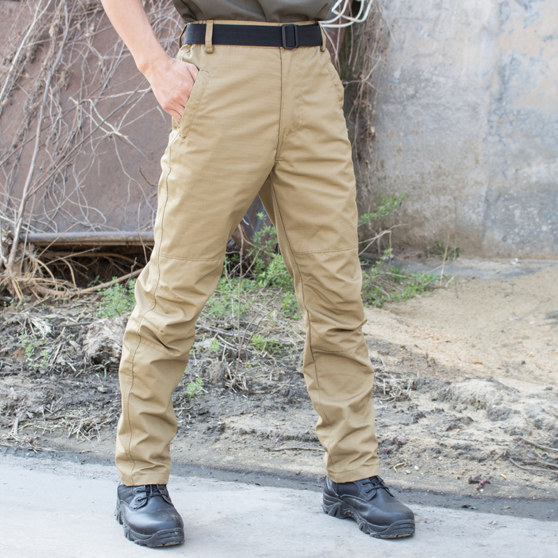 Pantalones tácticos de tela a cuadros transfronterizos Pantalones de camuflaje impermeables Pantalones de entrenamiento al aire libre Pantalones de trabajo
