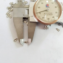 不锈钢调节扣八字片项链扣内衣隐形肩带调节扣搭扣 饰品项链尾片