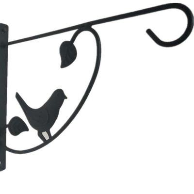 铁艺花篮支架 托架 花架 吊架 钩子 三角支架 花钩子|ms