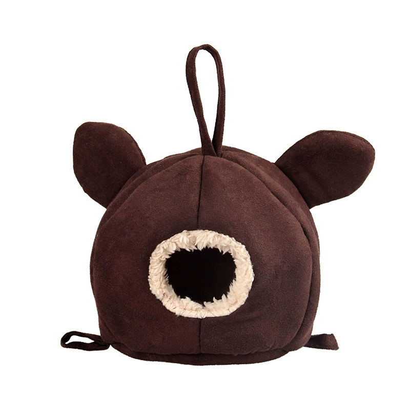 Cross -border pet nest manufacturer, Ji Zi Tsai warm bird nest hanging hammock, small mouth nest Totoro Mickey plush cotton nest