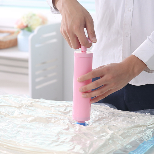 Factory direct sales transparent vacuum compression bag travel clothing storage vacuum bag quilt packing storage bag
