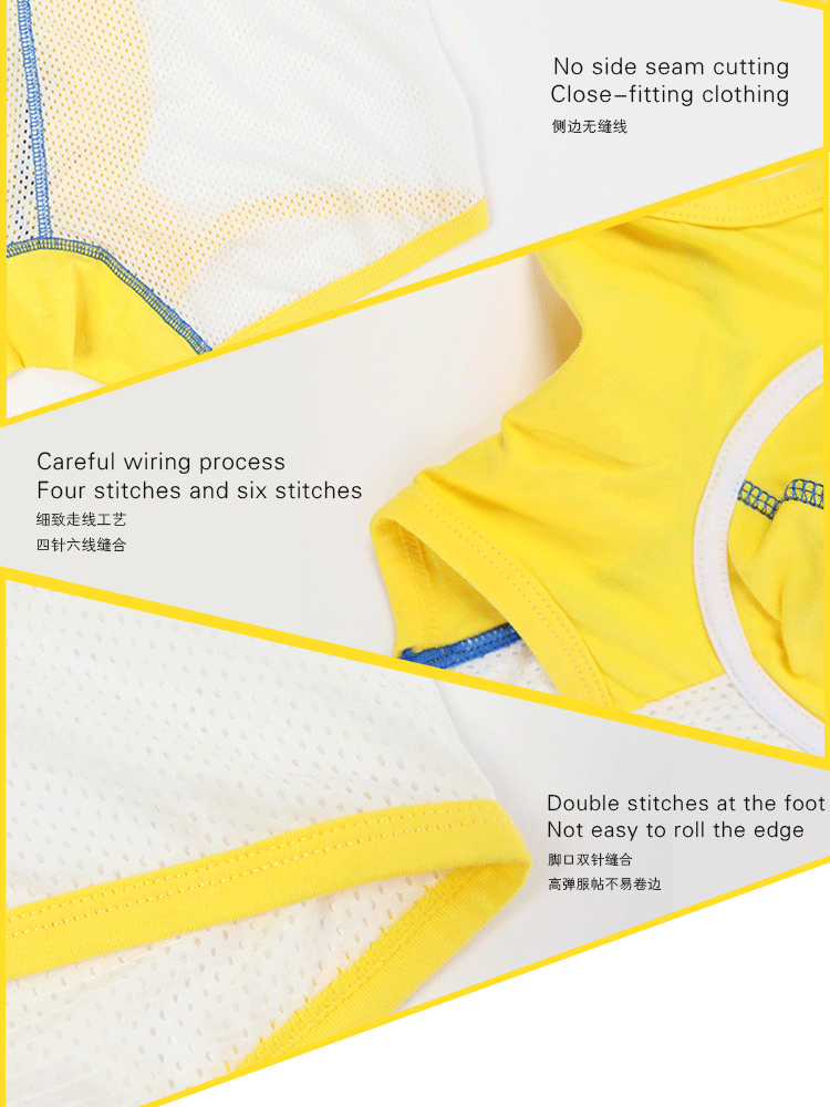 ORLVS foreign trade source cotton plalic mesh men's underwear sexy breathable four-corner pants men's OR156 19 undefined