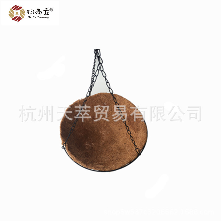 吊蓝花蓝园林园艺工具花篮吊兰花盆多肉壁挂半壁悬挂装饰铁艺挂盆