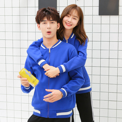 man mlb Sweater Couples dress zipper Cardigan Plush coat Class clothes Team clothing coverall customized LOGO