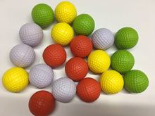 高尔夫PU练习球 GOLF室内练习球 高弹力软球室内球