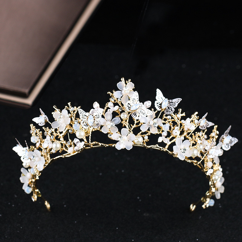 Tuan Ming Crown Butterfly Flower Headdre...