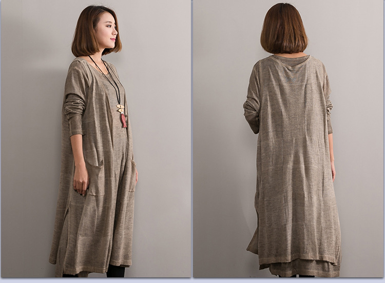 Gilet femme TRIBU GéOMéTRIQUE en Coton et lin - Ref 3318362 Image 18