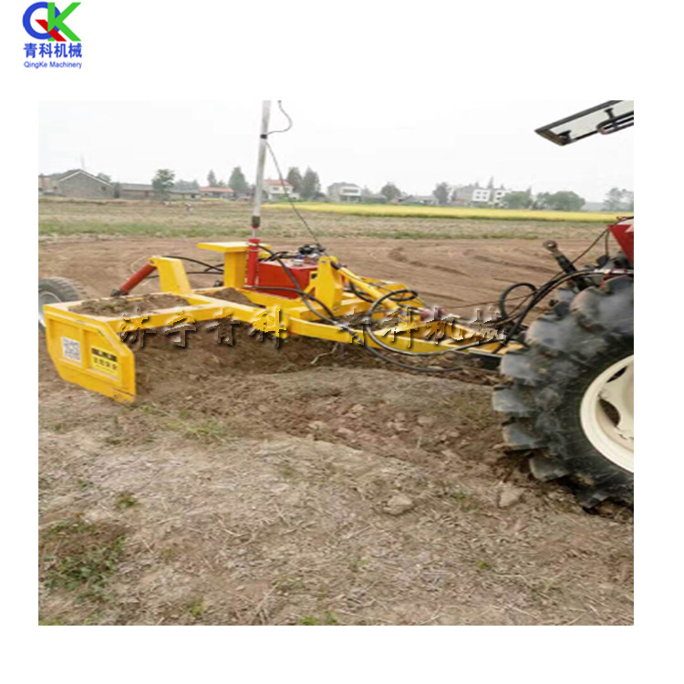 成套激光平地机 水稻田犁地整平机 大型农场土地精细铲运机