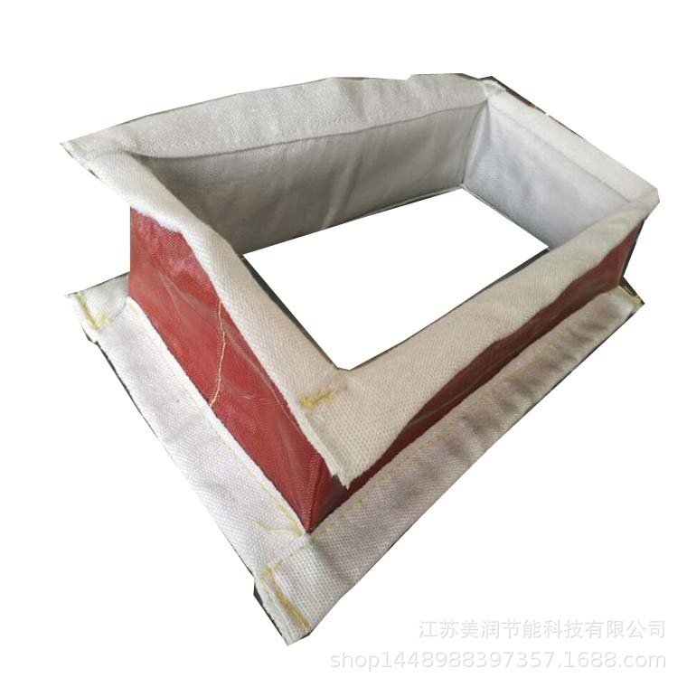 厂家销售 风机硅钛合钢耐高温软接头 阻燃防龟裂 硅酸钛金软接头