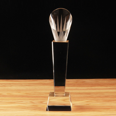 馬蹄水晶獎杯獎牌定制 創意獎牌工藝品員工領導比賽紀念品